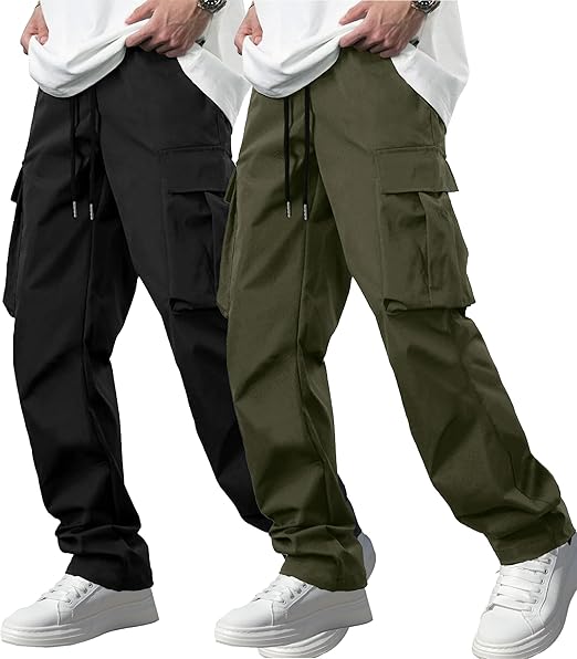 Blu Rock 2‑Pack Flex Stretch Cargo Pants
